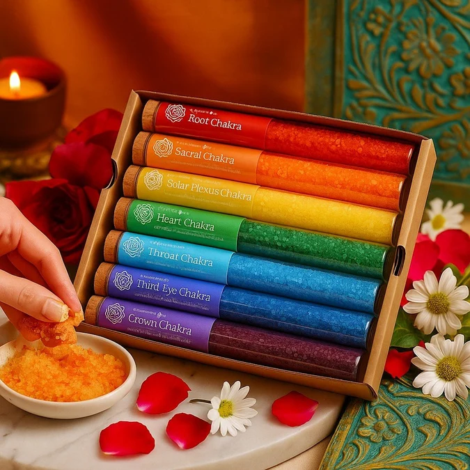 Chakra Bath Salts Set of 7